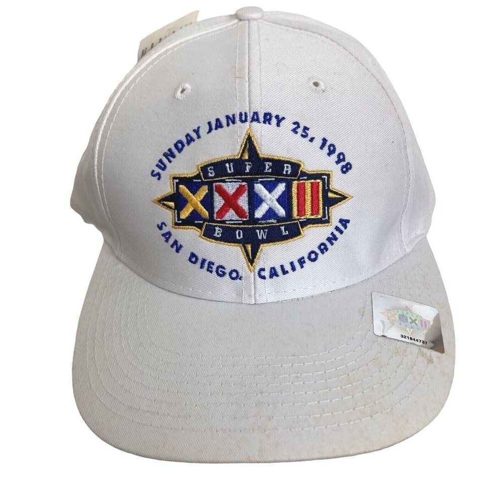 Vintage Super Bowl XXXll Hat Denver Broncos Green Bay Packers 1999 San Diego